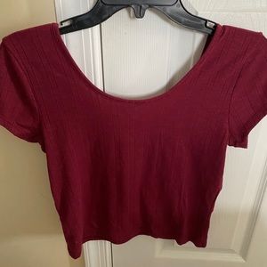 Burgundy T shirt